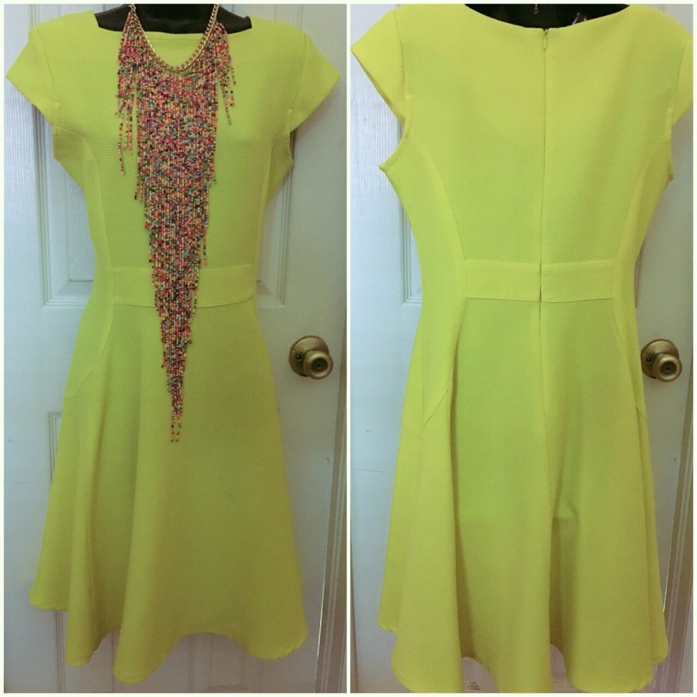 Sandra Darren Solid Pintuck Dress - Picture 2 of 5